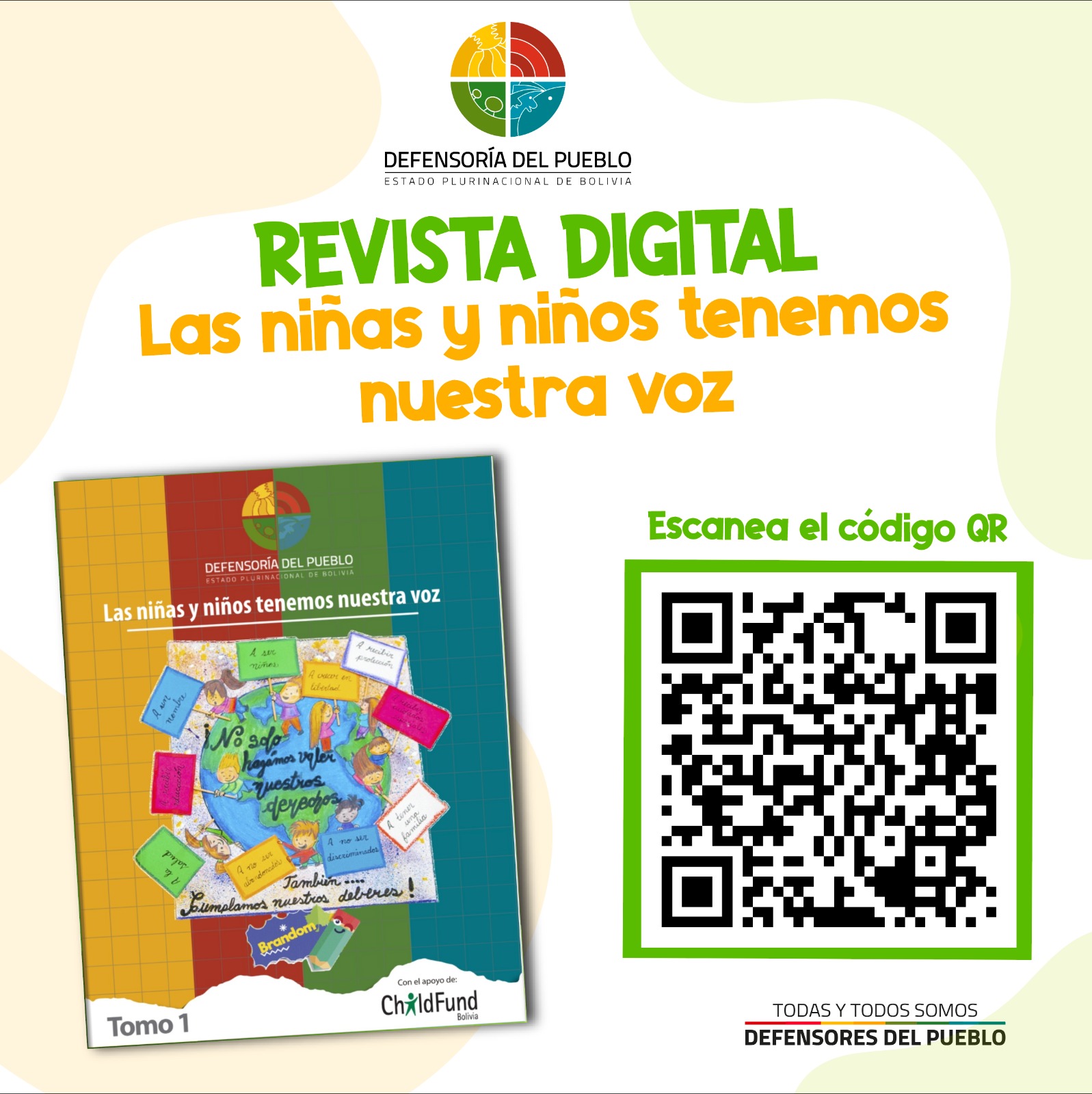 Defensoría presenta revista digital para difundir la mirada de la niñez sobre sus derechos