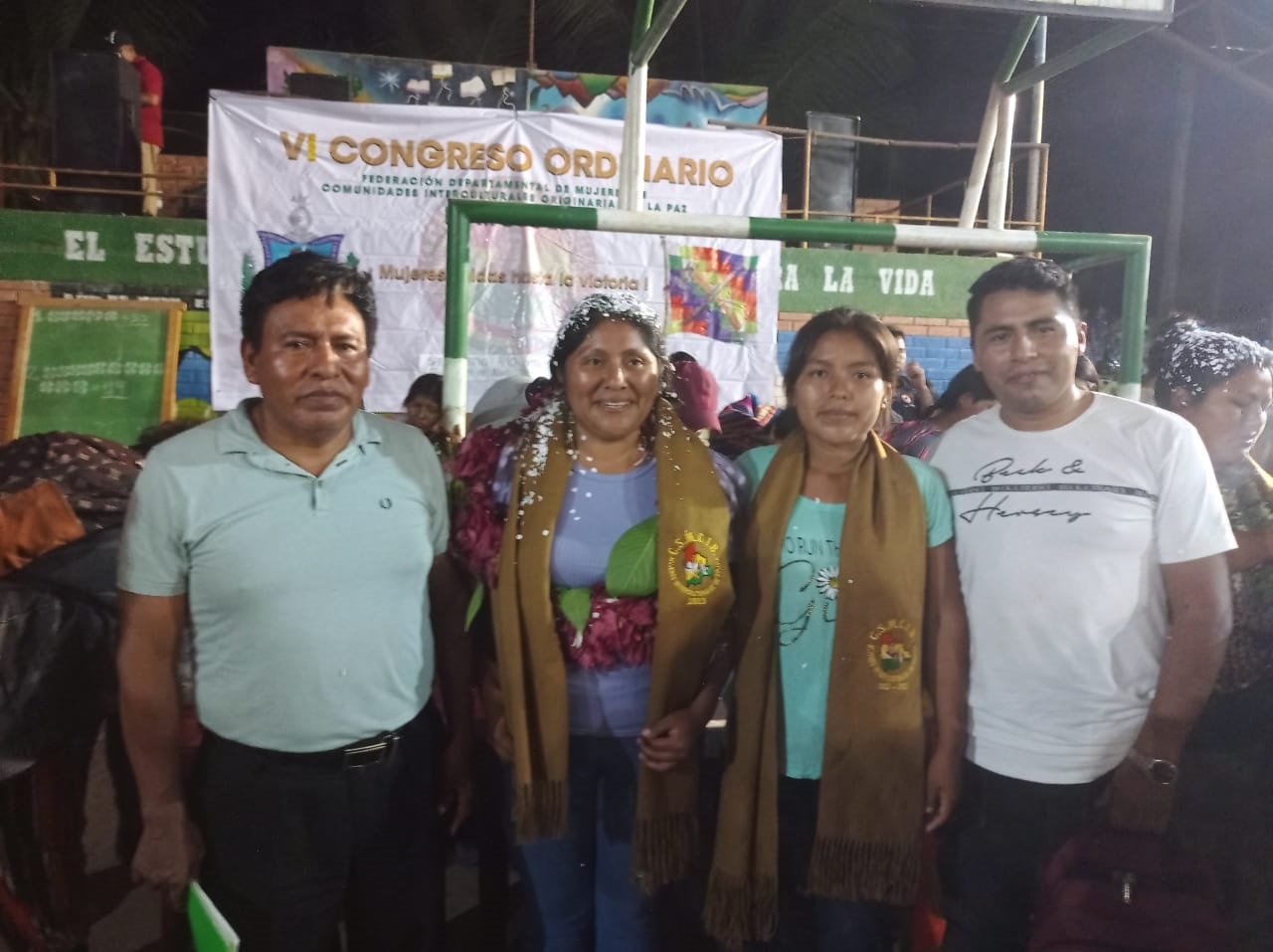 Jaqui Quispe es la nueva ejecutiva de la Federación Departamental de Mujeres de Comunidades Interculturales Originarias de La Paz