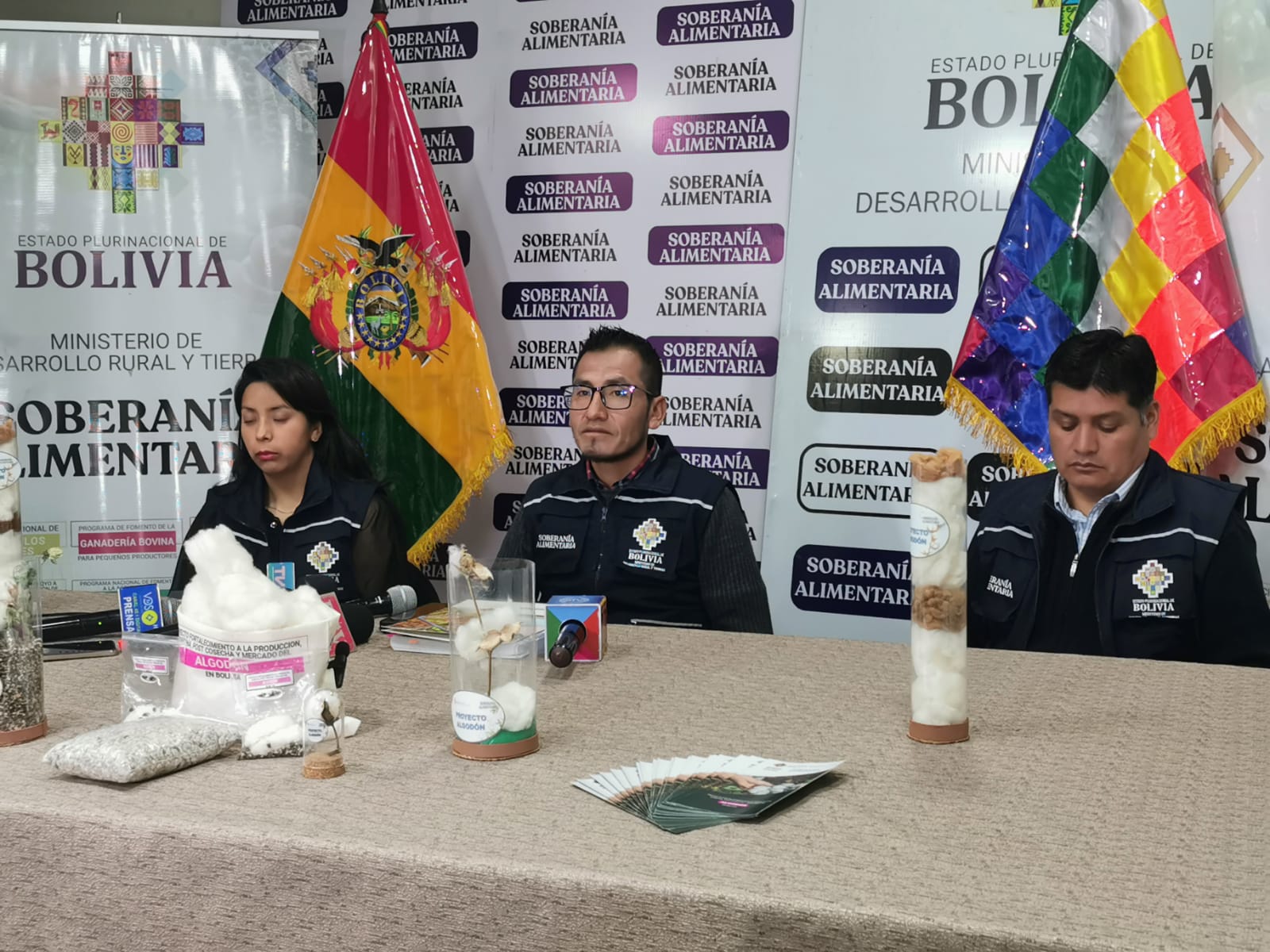 Desarrollo Rural invertirá Bs 3,7 millones en la producción de algodón en Santa Cruz y Chuquisaca