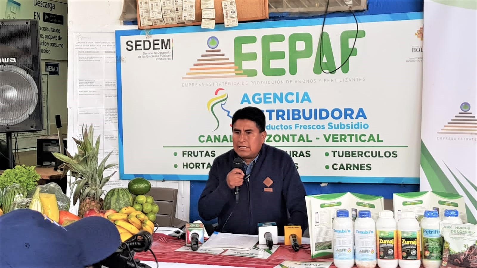 Empresa estatal de abonos y fertilizantes logra Bs 123 millones en ventas