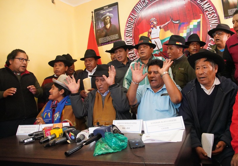 Pacto de Unidad lamenta ausencia de Evo Morales en la reunión de este domingo, ratifica el congreso en El Alto para mayo