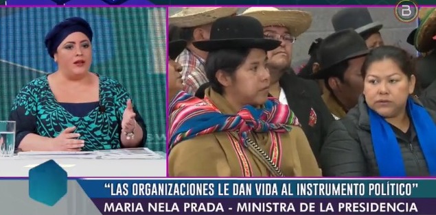 Ministra advierte que se pretende convertir al MAS-IPSP en un “partido tradicional con una estructura vertical” 