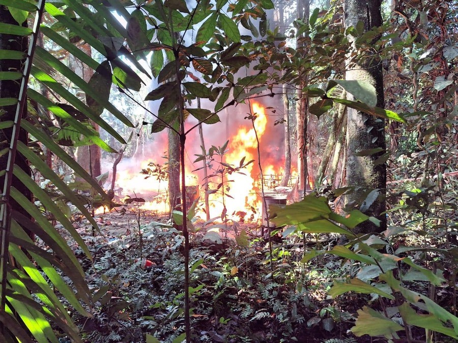 Destruyen siete fábricas de cocaína emplazadas en el trópico de Cochabamba