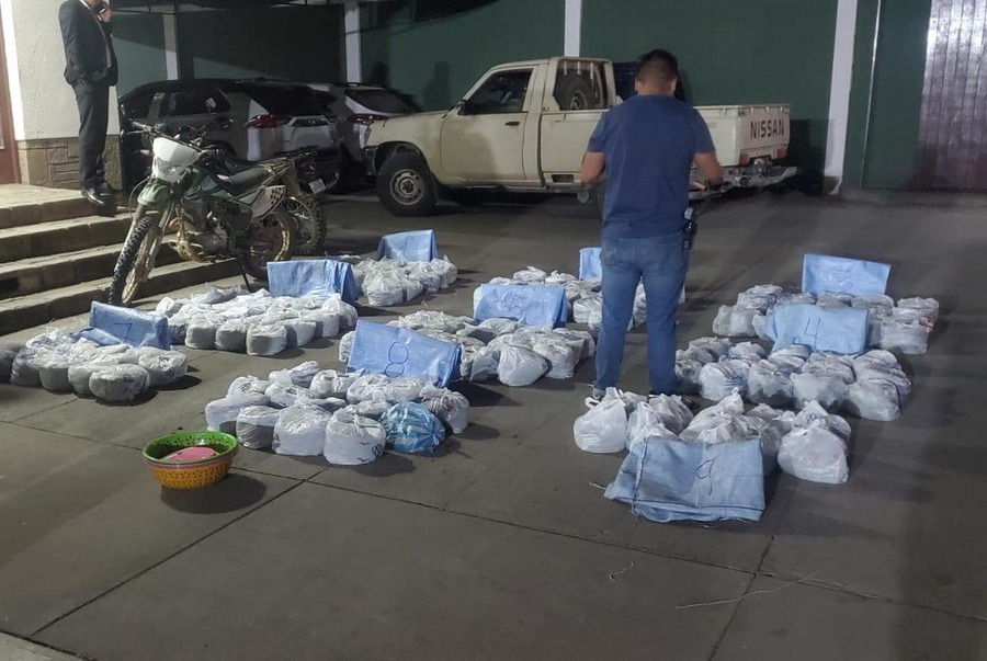 Incautan más de 163 kilos de marihuana en Sacaba