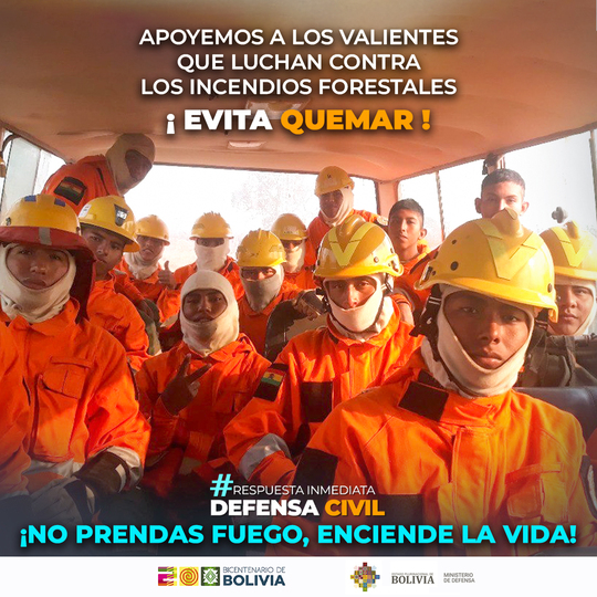 Defensa Civil reporta cinco incendios forestales en tres departamentos