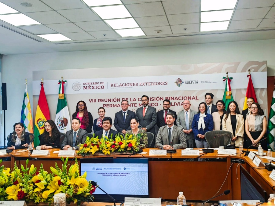 Bolivia y México fortalecen relaciones bilaterales con firma de acuerdos y VIII reunión de la Cobiper