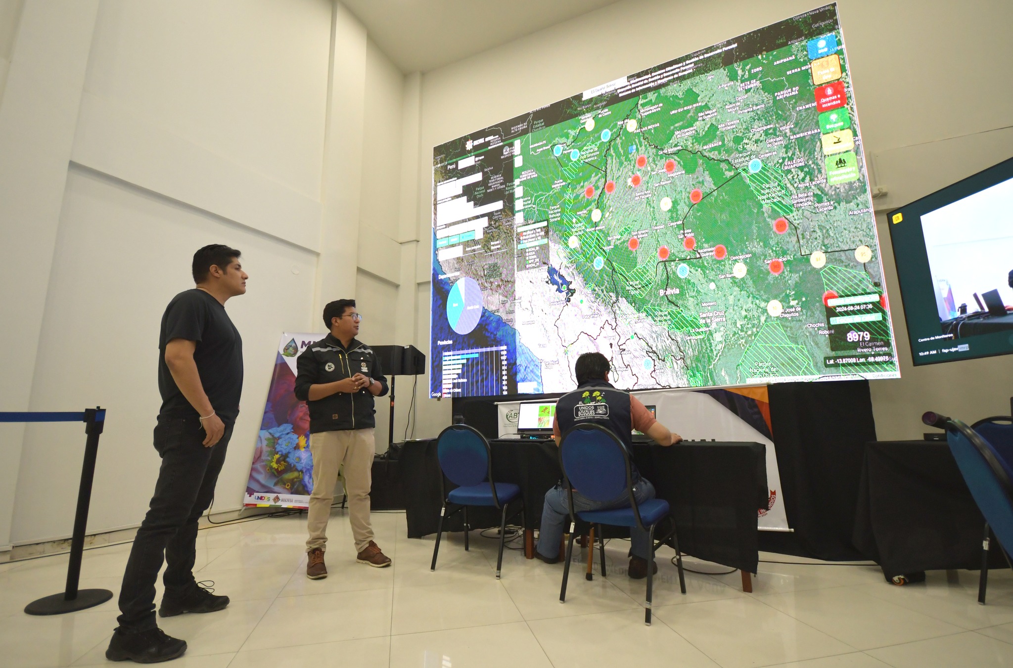 Inauguran en Santa Cruz “Centro de Control para fortalecer el combate contra incendios y prevenirlos