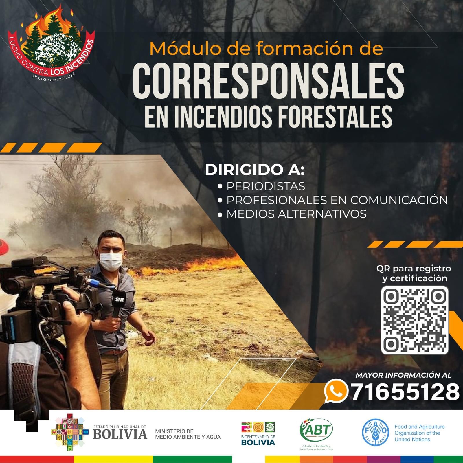 Convocan a periodistas a participar del curso de corresponsalía en incendios forestales