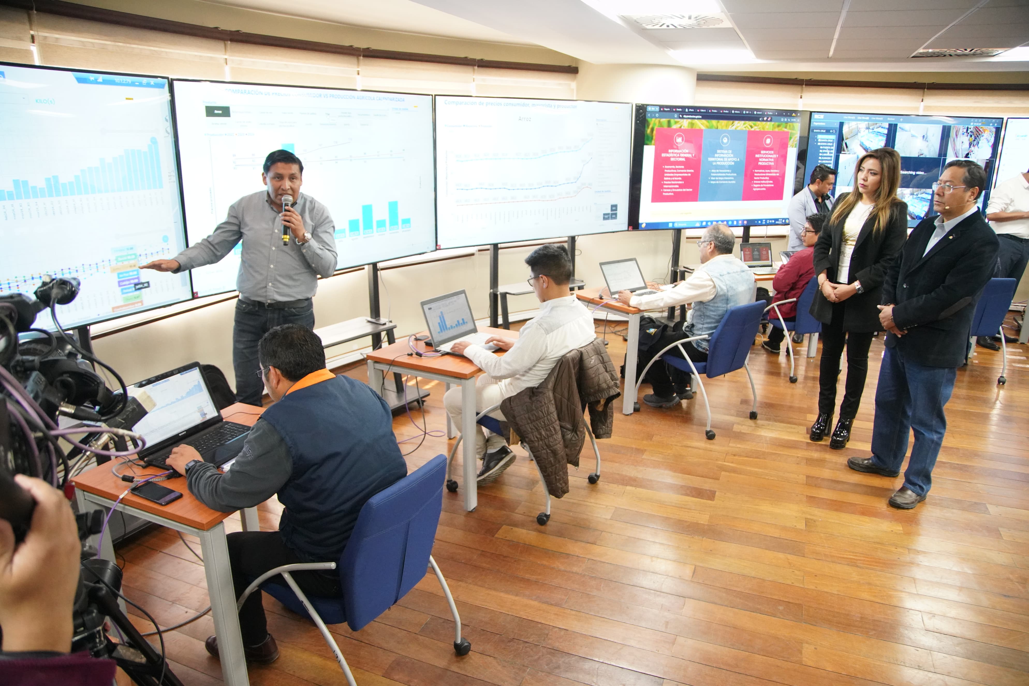 Inauguran Centro de Monitoreo del Comité de Seguridad Alimentaria en La Paz