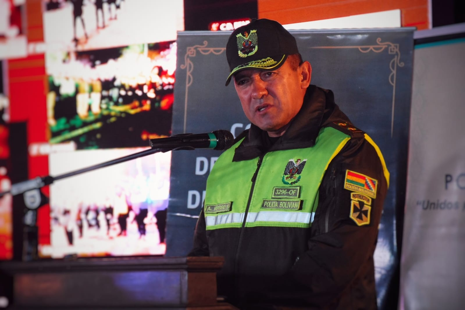 Comandante General de la Policía Boliviana, Augusto Juan Russo Sandoval