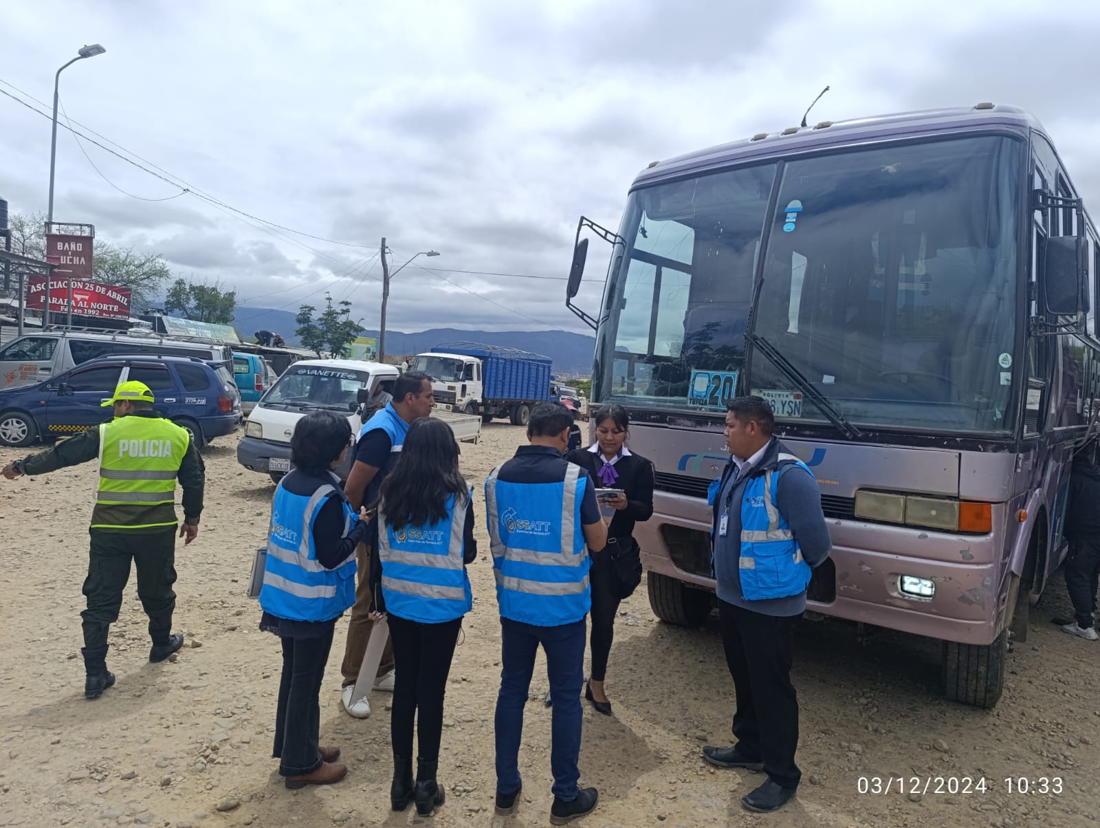 Alistan operativo interinstitucional para evitar ilegalidades en parada al norte de Tarija