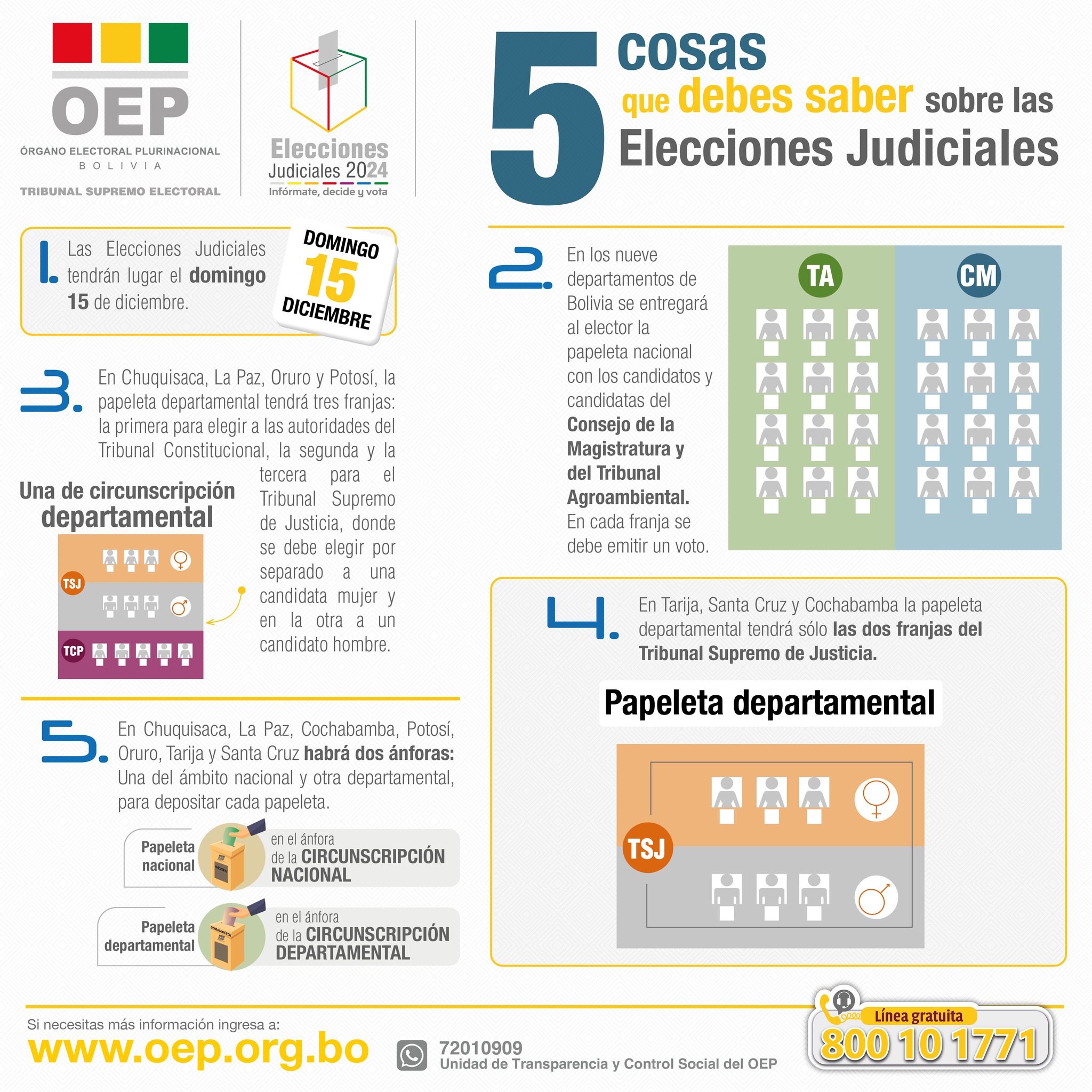 En Bolivia rige el Auto de Buen Gobierno por las judiciales, prohíben manifestaciones y consumo de bebidas alcohólicas