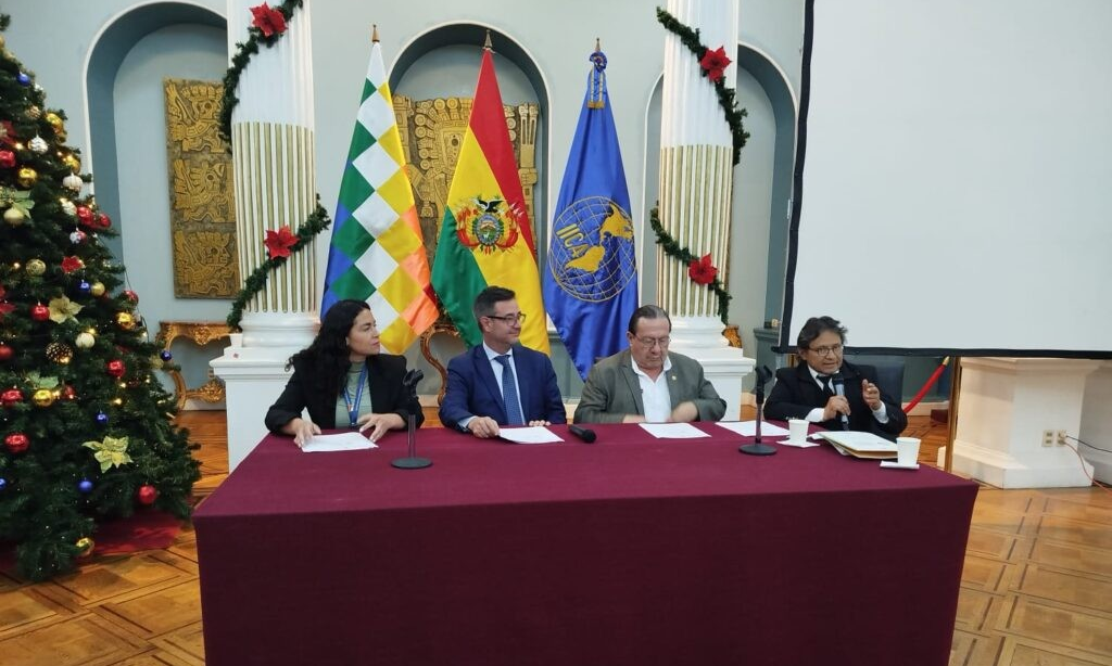 Captura: RRSS Cancillería Bolivia