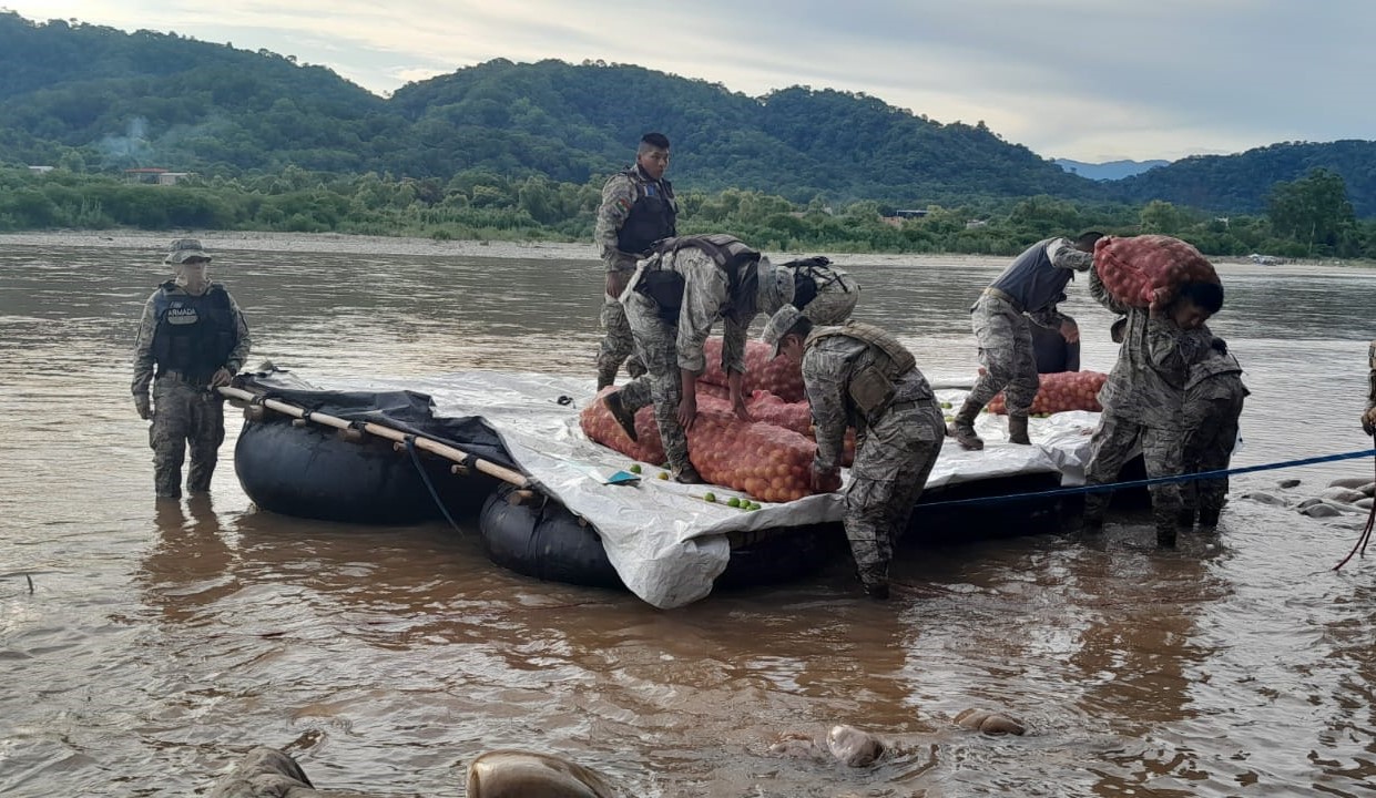 Intensifican controles en la ribera del río Bermejo para evitar contrabando de productos bolivianos hacia Argentina