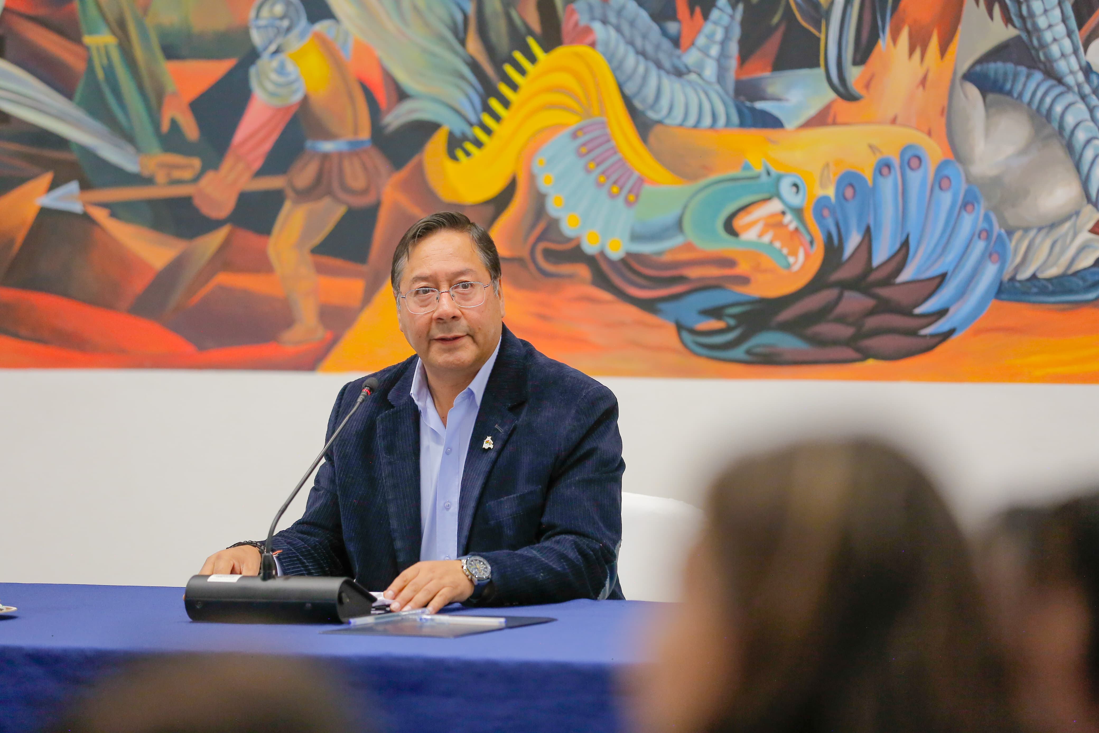 El presidente Luis Arce. Foto: Comunicación Presidencial.