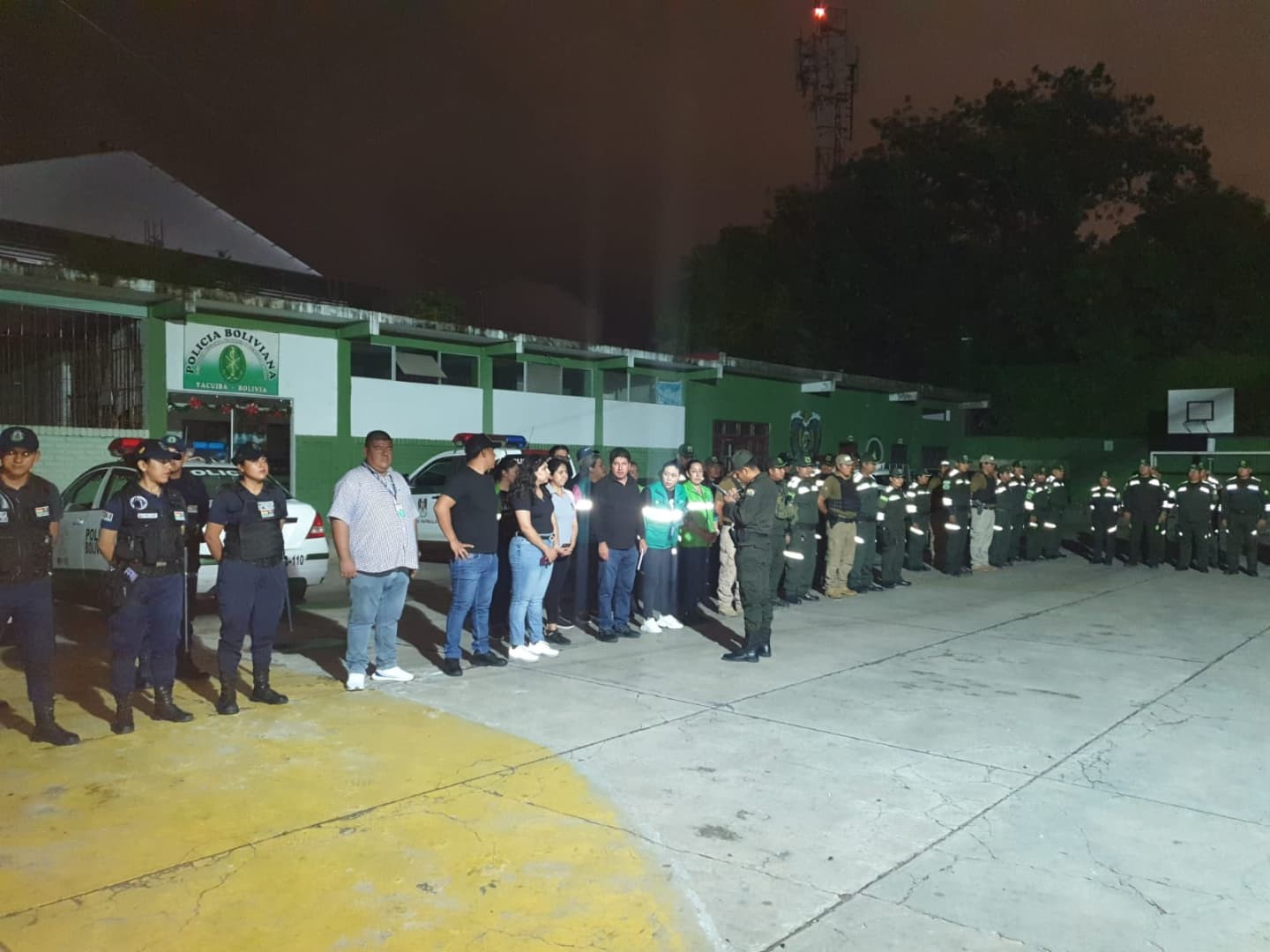 Operativo de control, Tarija. Foto: RRSS Fiscalía General del Estado (FGE)