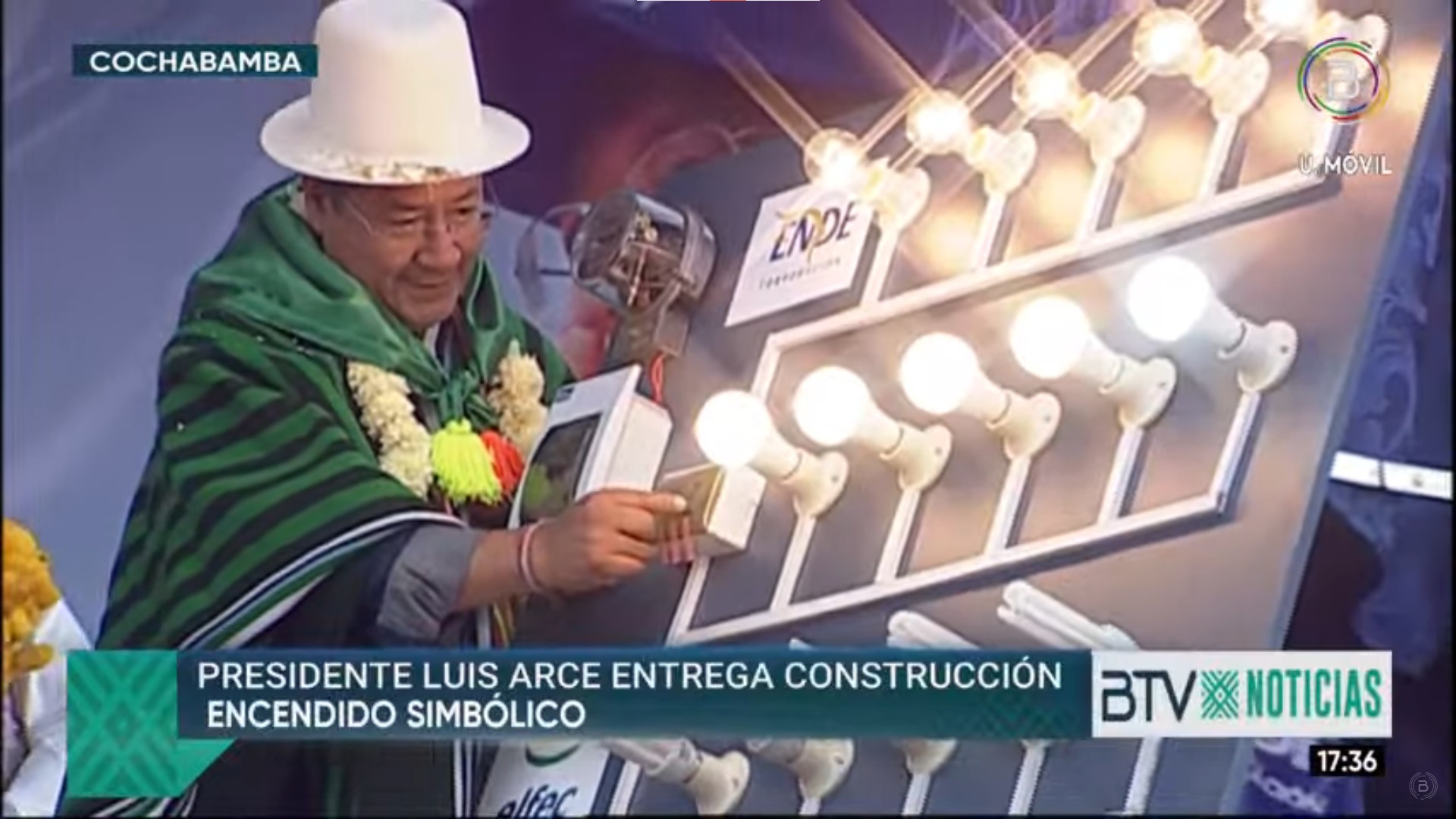 Entregan red eléctrica que beneficia a más de 2.000 familias de nueve provincias de Cochabamba