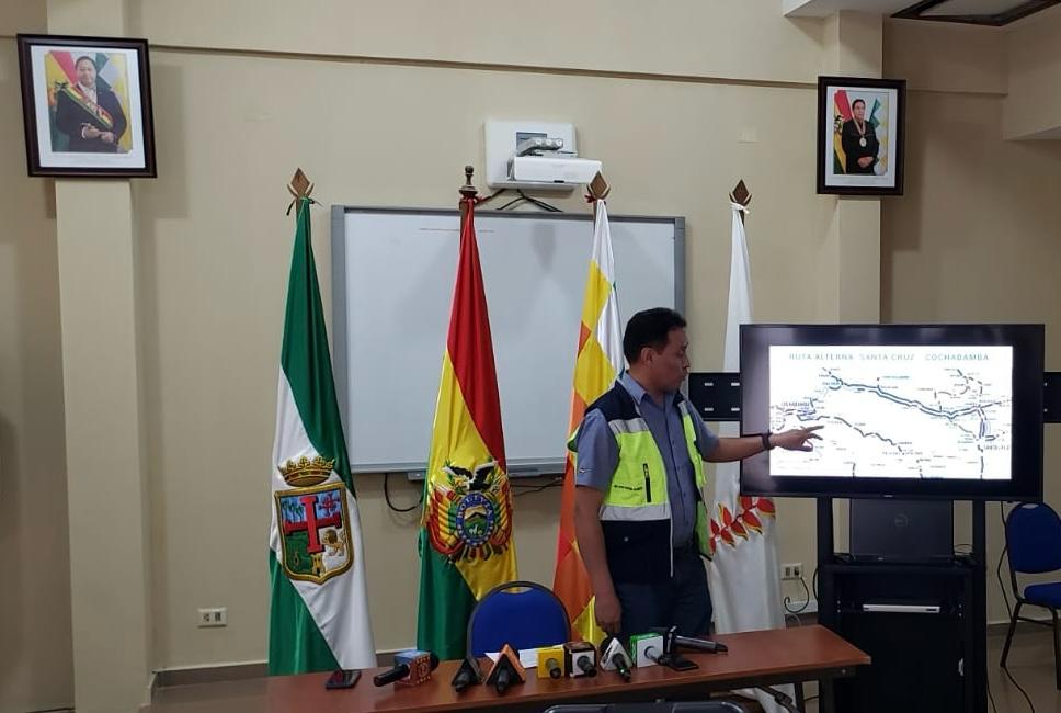 ABC habilita ruta alterna para evitar bloqueos en Cochabamba y Santa Cruz