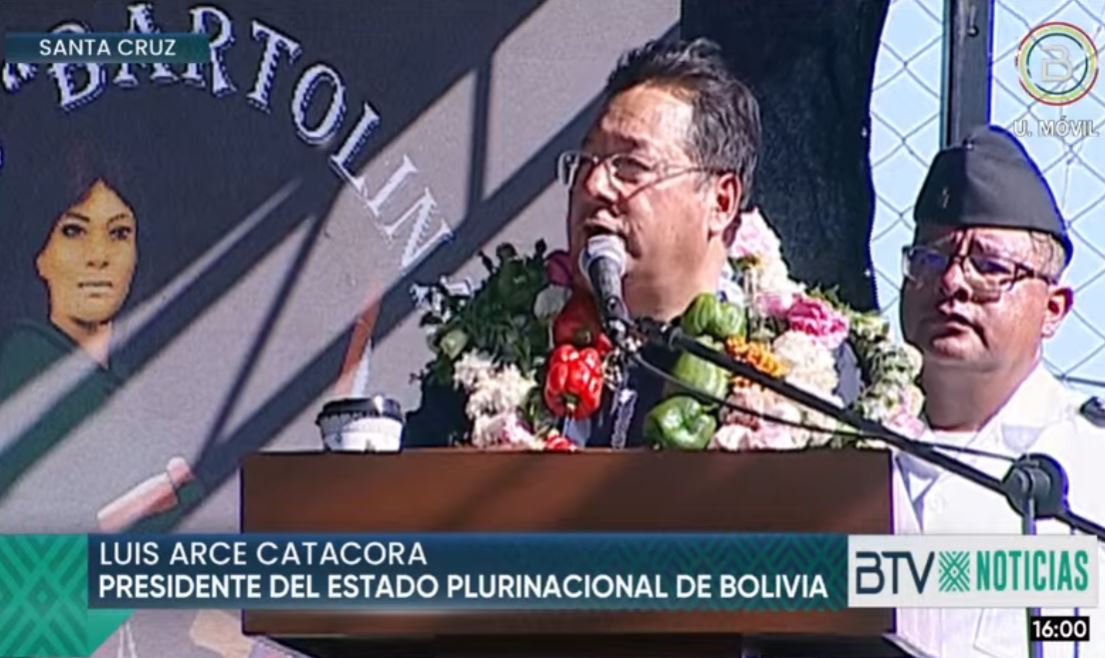 Arce saluda el 23 aniversario de las “Bartolinas de Santa Cruz” y destaca su aporte en la construcción del Estado Plurinacional 