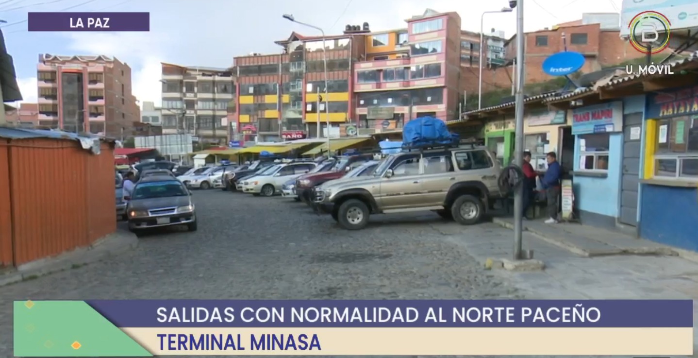 Tránsito reporta salidas normales a Tipuani desde la terminal Minasa