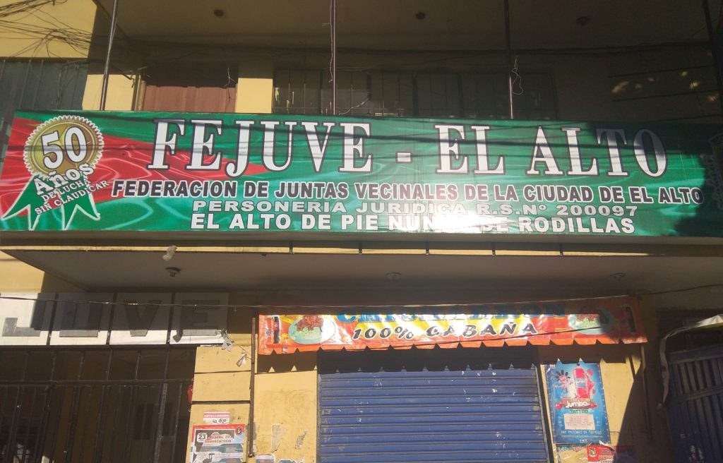 Fejuve de El Alto no permitirá bloqueos y exige a Morales no provocar a los bolivianos