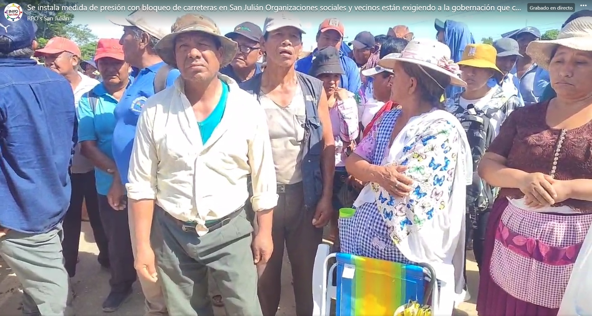 Pobladores de San Julián bloquean caminos, exigen a la Gobernación de Santa Cruz hacer cumplir tarifa de transporte