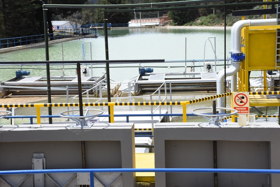 Epsas inaugura sistema de flotación para mejorar la calidad del agua para La Paz