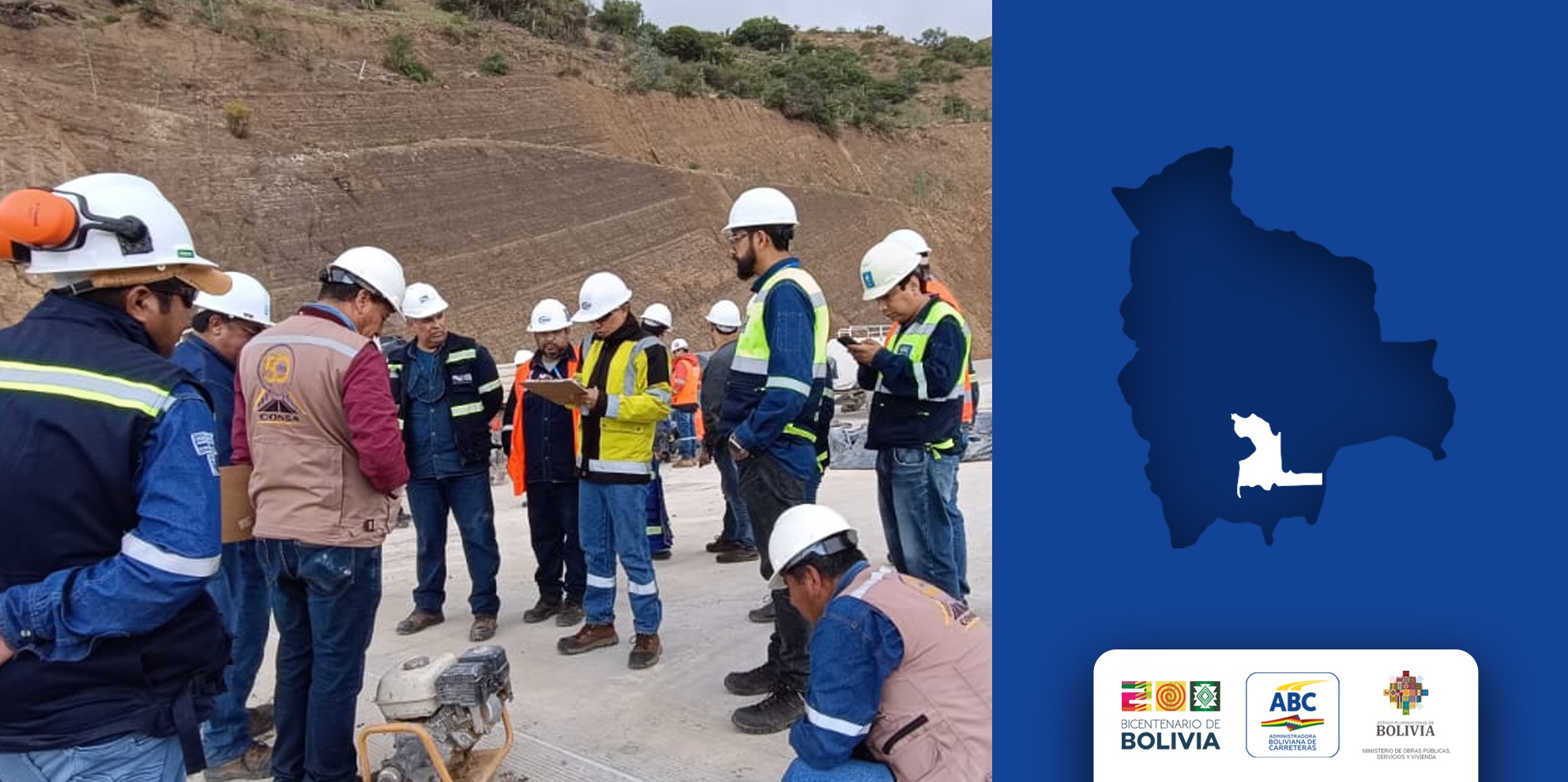 Construcción de la doble vía Sucre – Yamparáez cumple con estándares de calidad, según Ibnorca y la ABC