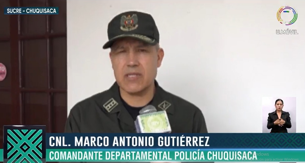Policía de Chuquisaca reporta vías transitables y sin puntos de bloqueo