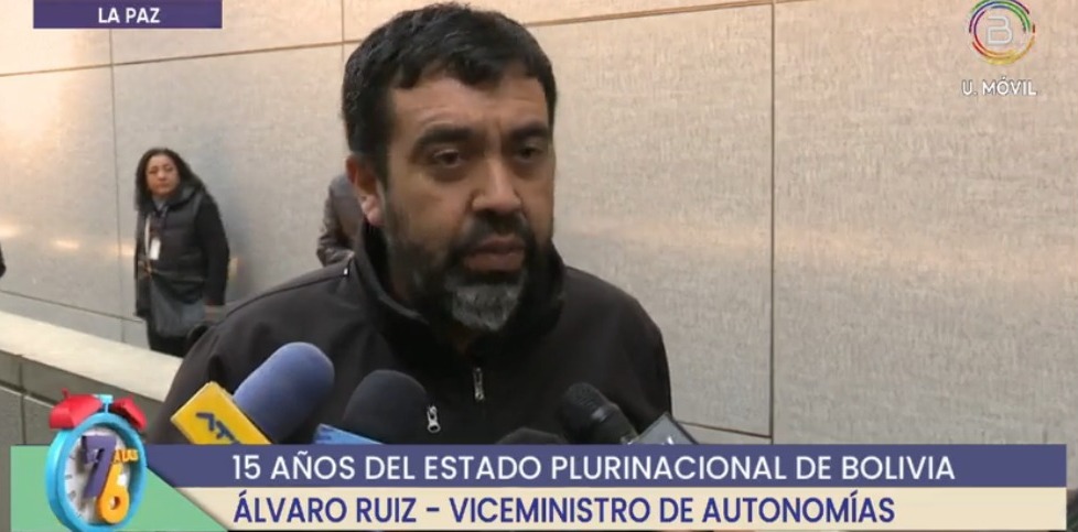 Viceministro destaca avances de los 15 años del Estado Plurinacional y pide “no lastimar” a Bolivia con bloqueos