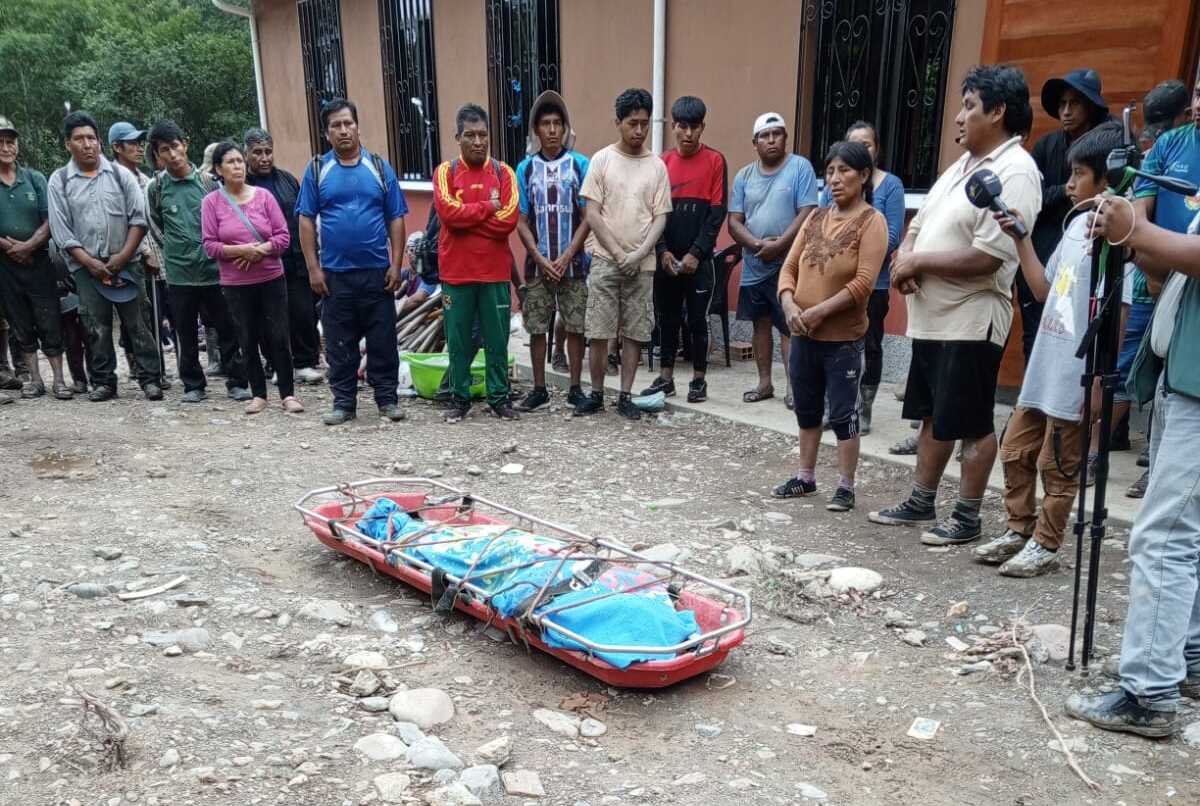 Hallan cadáver de joven desaparecida tras la mazamorra en Irupana
