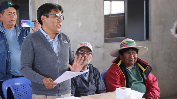 TED Oruro entrega resolución de creación del asiento y recinto electoral en Huari