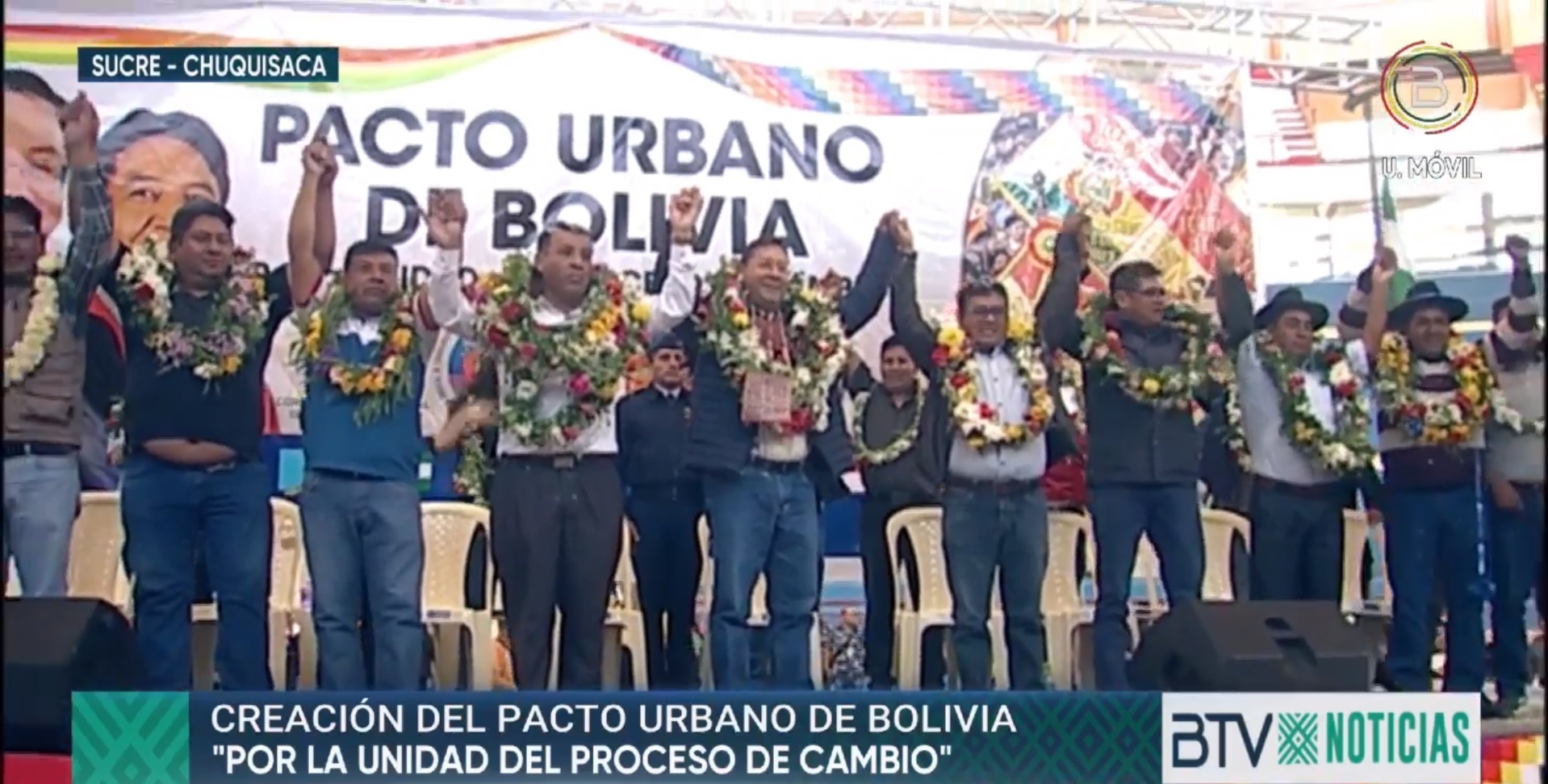 Conforman el Pacto Urbano y Arce pide a la nueva organización social velar por el bienestar de los bolivianos 