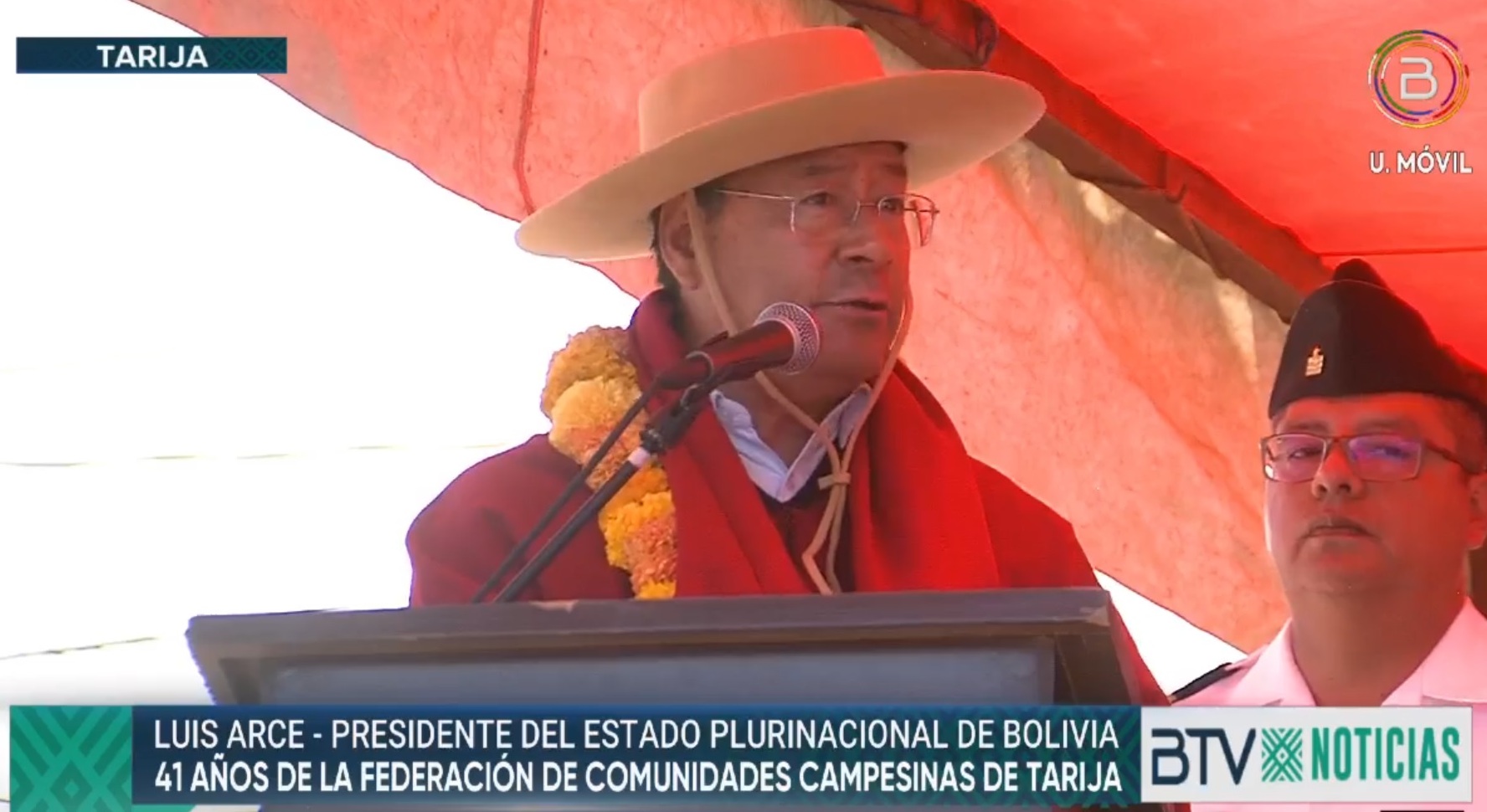 Presidente conmemora 41 años de la Federación Campesina de Tarija e insta a mantener la unidad en el sector