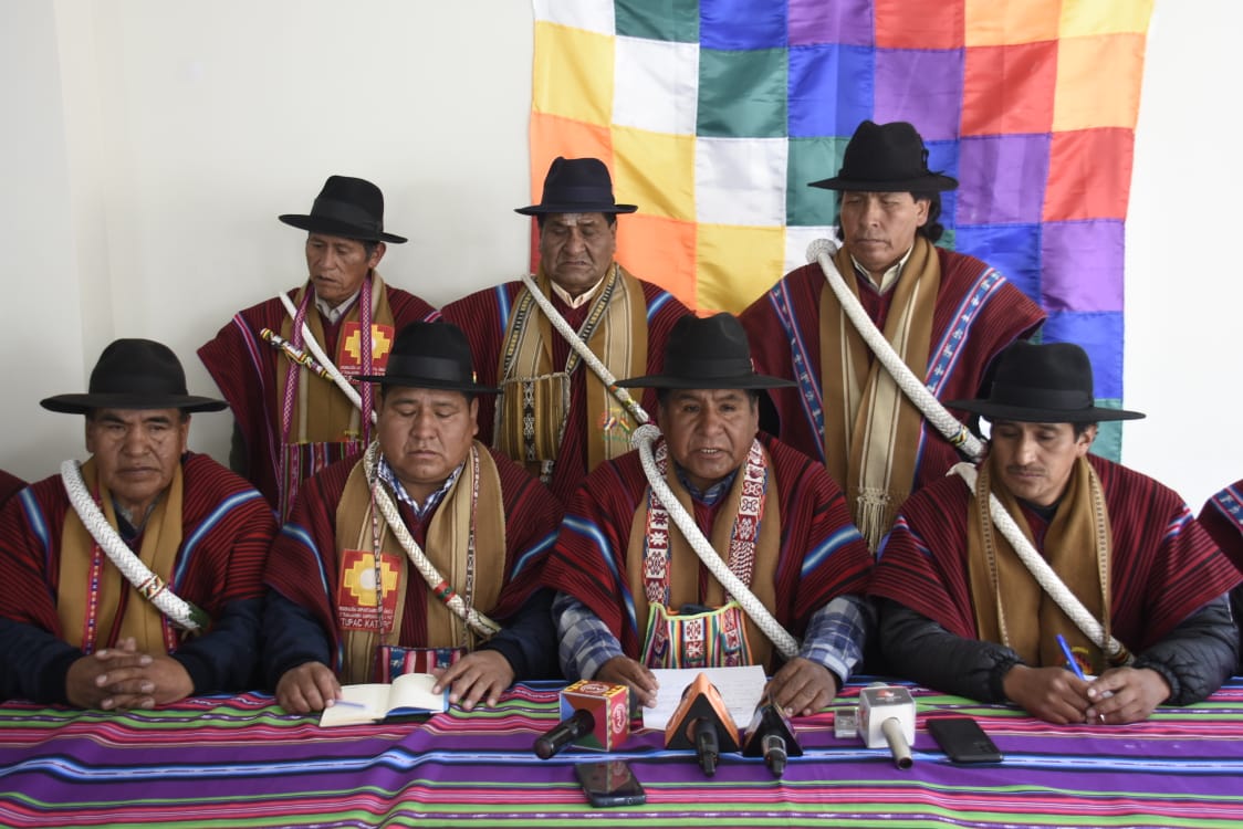 Federación Túpac Katari se declara en emergencia y anuncia procesos contra supuestos dirigentes que promueven bloqueos