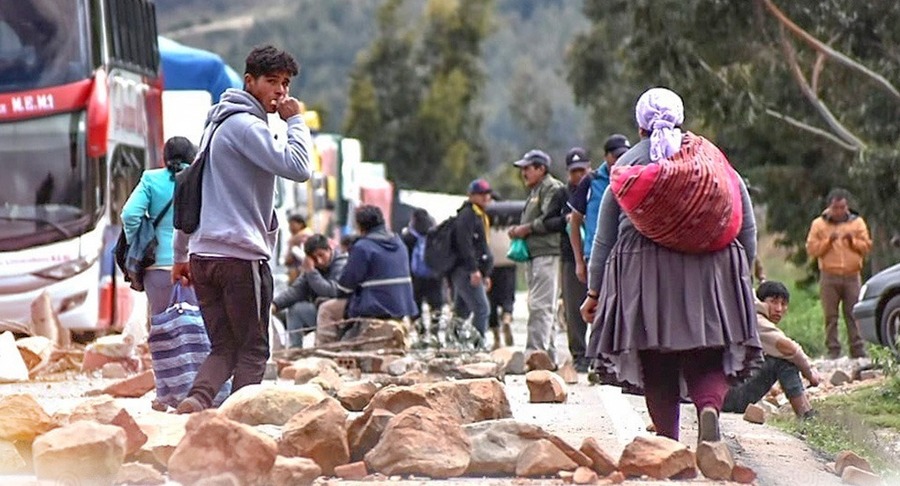 Por bloqueos, exportaciones bolivianas en enero bajan en $us 242 millones y llegan a $us 613 millones