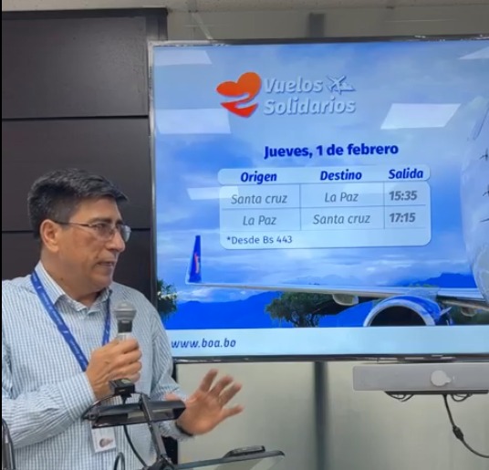 BoA programa tres vuelos solidarios para este jueves y uno para el viernes