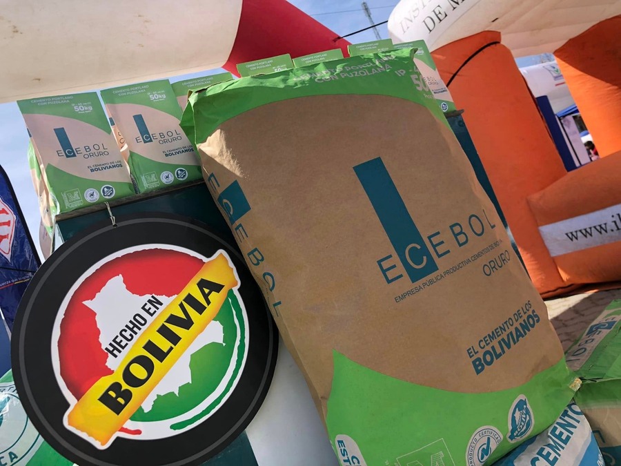 Ecebol sube ingresos por venta de cemento y llega Bs 300 millones 