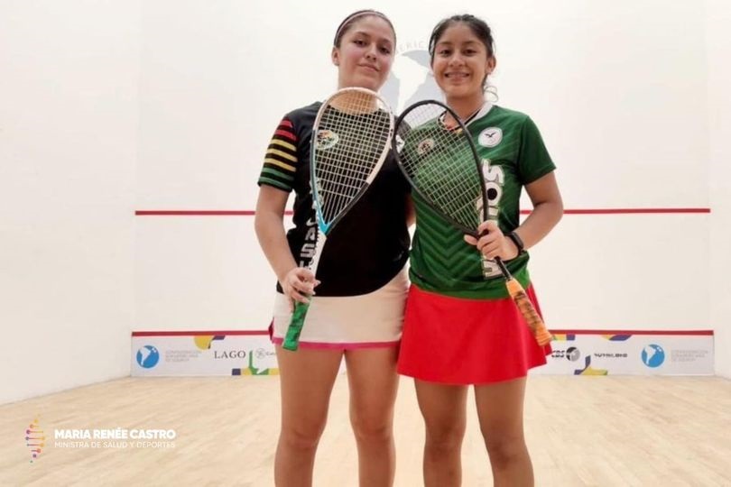 Ministra Castro destaca logro de la dupla Fuertes-Arancibia en el Sudamericano Juvenil de Squash
