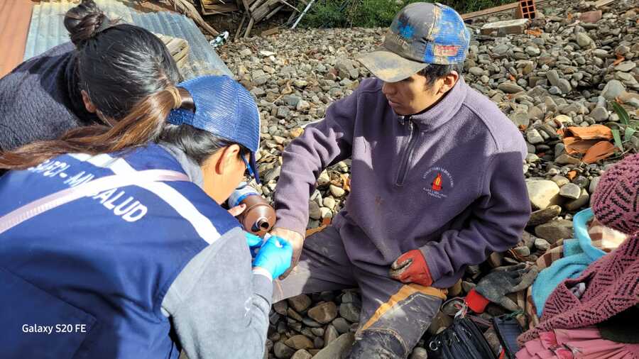 Ministerio de Salud atiende a heridos tras mazamorra en Achocalla 