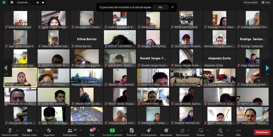 Fiscales rinden prueba de control de la ruta de actuación para atención a víctimas de violencia