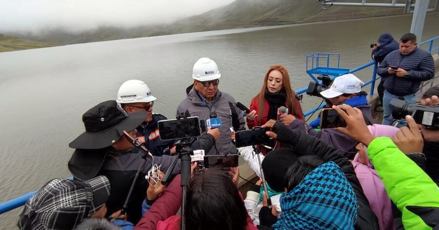 Embalses de La Paz y El Alto tienen acumulado 11 millones de metros cúbicos más de agua que en 2023