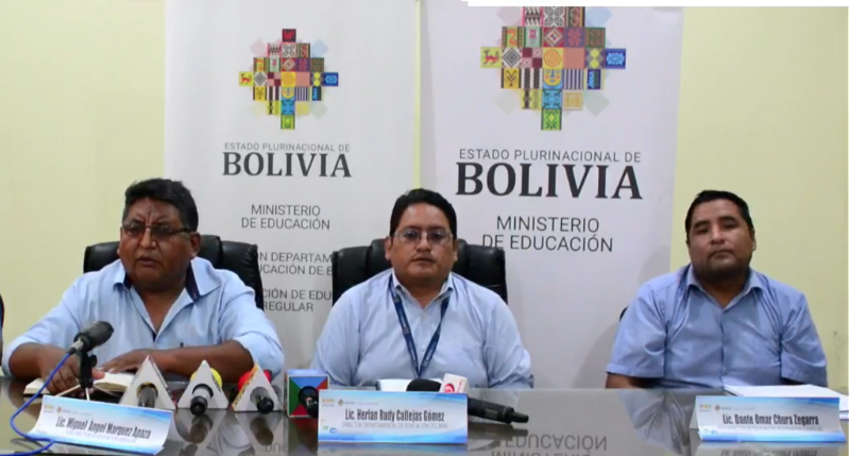 Reubican unidades educativas en San Javier y San Borja en Beni para garantizar labores escolares