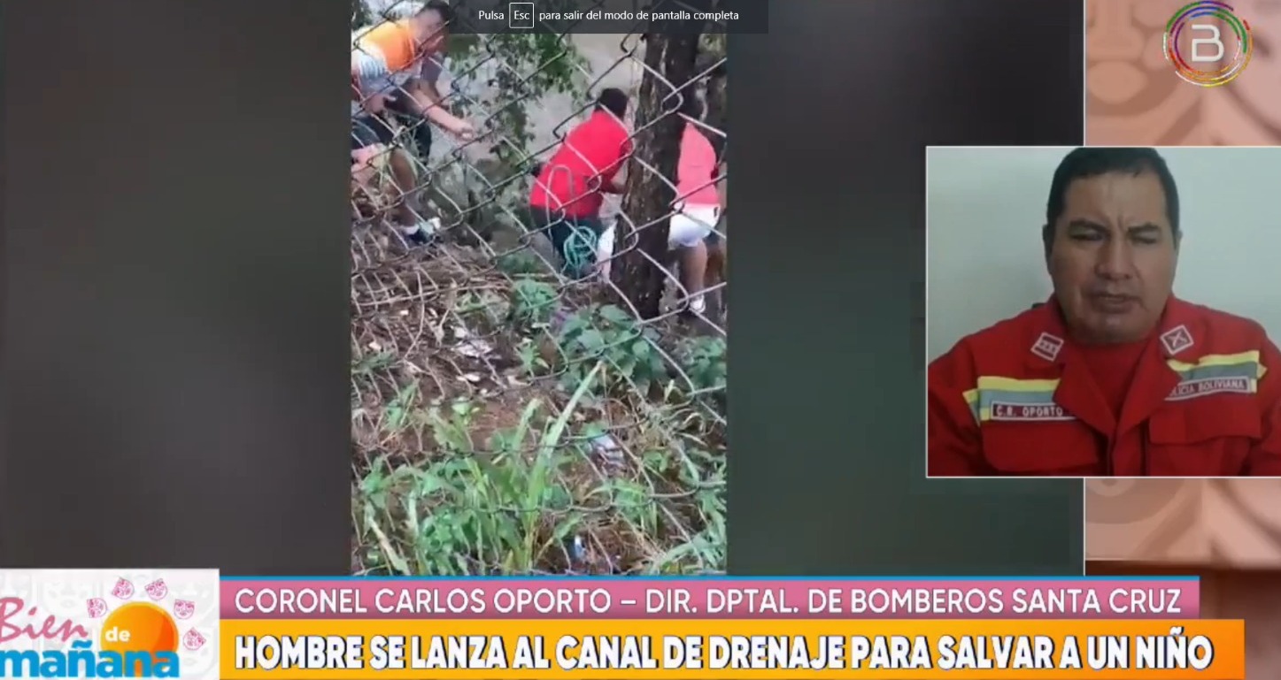 Cuerpo rescatado en el río Piraí corresponde a hombre que se lanzó para rescatar a un niño 