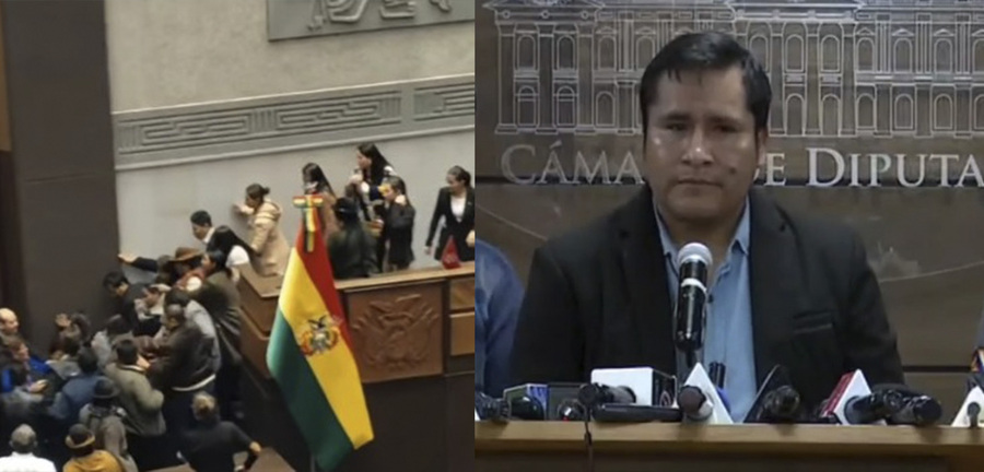 Denuncian que opositores y afines a Evo Morales buscan dar un “golpe parlamentario” en Diputados