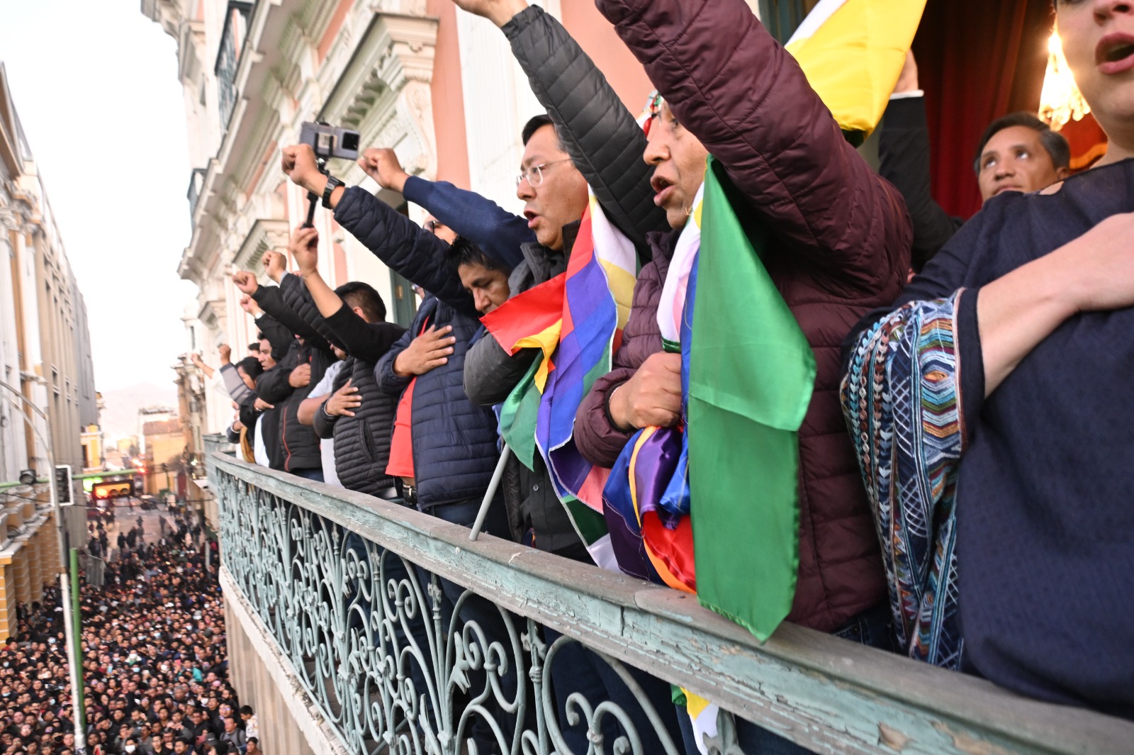 Arce denuncia que intereses nacionales y extranjeros se unieron para interrumpir la nueva etapa de la historia de Bolivia