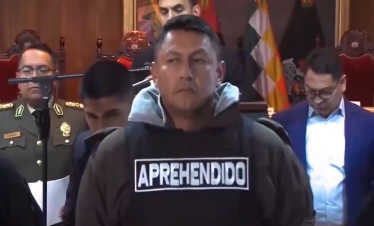 Envían a Chochocoro a Vladimir Lupa, militar que transportó municiones para efectivizar el golpe de Estado