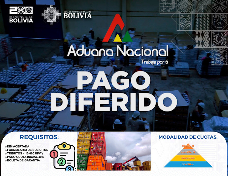 Comerciantes deben tener 10.000 UFVs en tributos para beneficiarse del pago de impuesto aduanero en cuotas