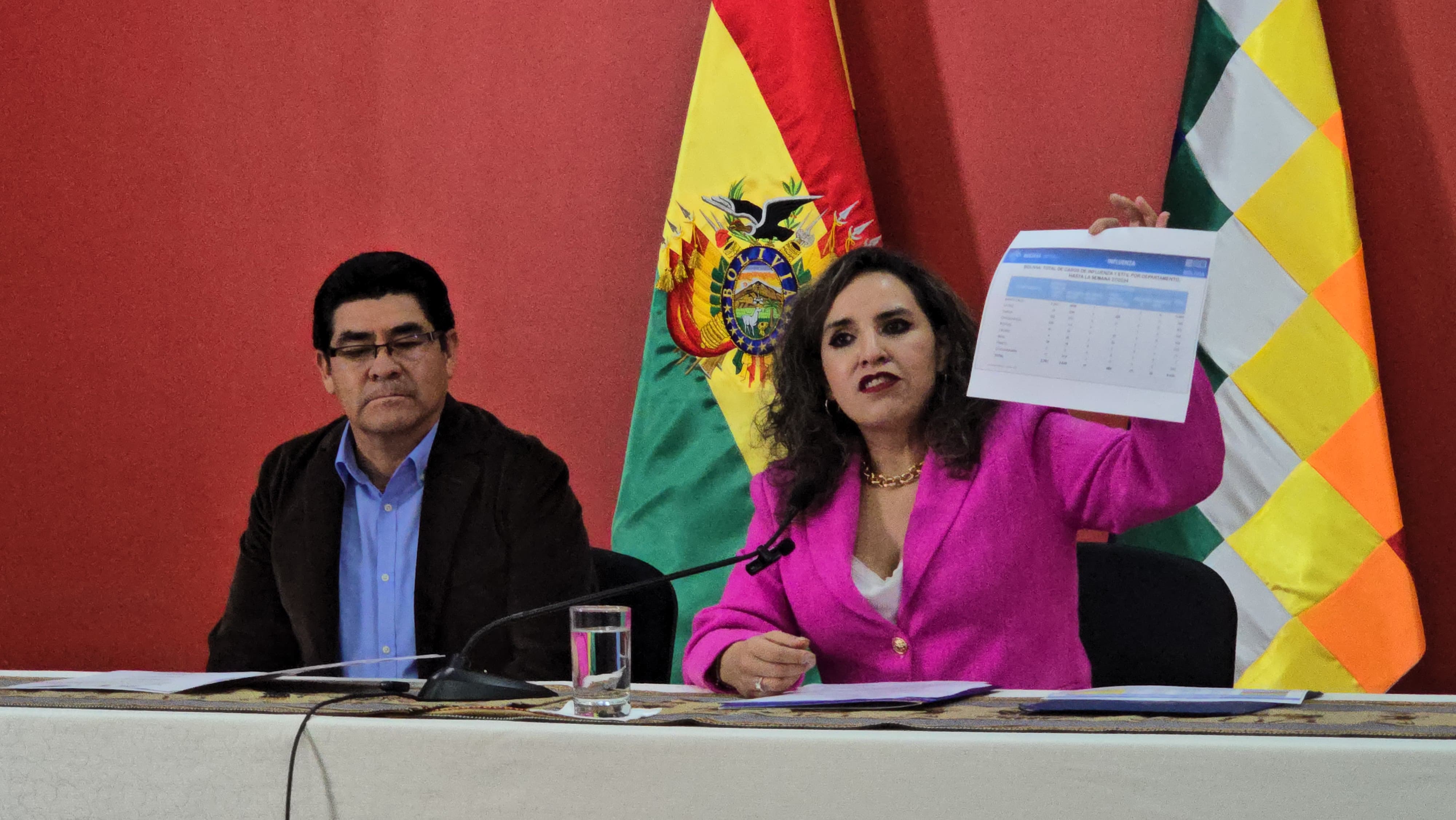 Conferencia de prensa de los ministros de Salud y Educación. Foto: MinEdu.