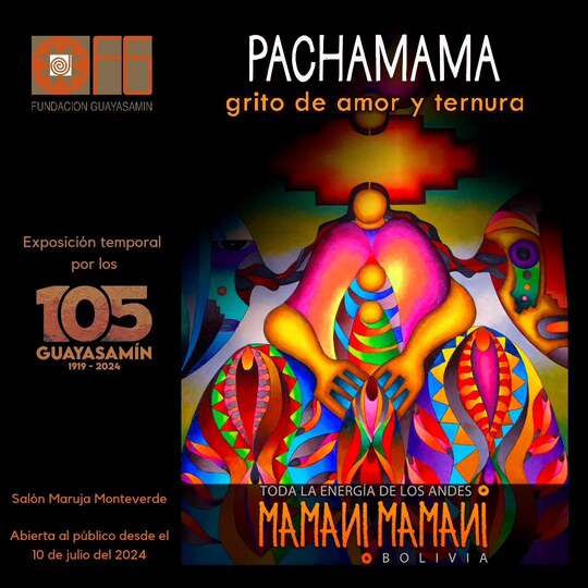 Mamani Mamani expone en Ecuador una inédita muestra en homenaje al pintor Guayasamín